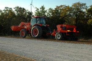 Drill Seeding helps to establish grass and ground cover by drilling holes than planting seeds at a predetermined depth.